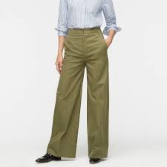 J. Crew Pants - NWT J. Crew Hi-Rise Frankie Pant in Olive Green